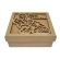 Caixa de Pascoa para Ovos Bombons Chocolates Coelho Floral MDF cru