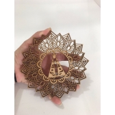 Mandalas Decorativas p/ Apliques ou Parede MDF Cru - Nossa Senhora Aparecida 15cm