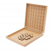 Jogo de Dama Tabuleiro Brinquedo MDF cru