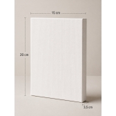 Painel para Pintura 15x20cm Branca – Para Tinta Acrílica, Óleo, PVA