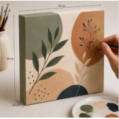 Painel para Pintura 20x20cm Branca – Para Tinta Acrílica, Óleo, PVA