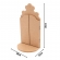 Oratório Aberto c Base p Imagem Santo de até 30cm MDF cru