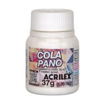 Cola Pano para Tecido Agodão pote 37g Acrilex Customização