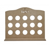 Porta Capsula de Café Três Corações Horizontal MDF cru