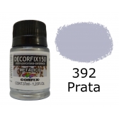 Tinta Vitro Decorfix 150º Metálica Prata 37ml Corfix