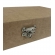 Caixa para Dinheiro 34x20x8 c/ Dobradiça Fecho cadeado MDF Cru