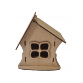 Kit com 3 Casinhas de Fadas para Crianças MDF Cru