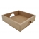 Bandeja Quadrada P 17,5x17,5cm Cozinha Café Festa MDF cru