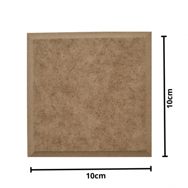 Kit Porta Copos Quadrado c/ 6 Bases MDF cru Artesanato