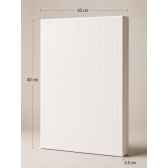 Painel para Pintura 30x40cm Branca – Para Tinta Acrílica, Óleo, PVA