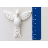 Aplique Espírito Santo em Resina - 8x8,5cm - 10 unidades