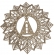Mandalas Decorativas p/ Apliques ou Parede MDF Cru - Nossa Senhora Aparecida 15cm