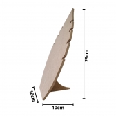 Porta Colar Expositor Folha Joia Feira Bazar MDF cru