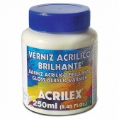 Verniz Acrílico Brilhante Incolor 250ml Acrilex p Madeira