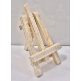 Kit 5 Telas Pintura 20x20 Mini Cavalete 6 Tintas e Pincel