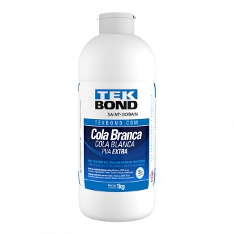 Cola Branca Extra forte PVA 1kg TekBond Artesanato Madeira