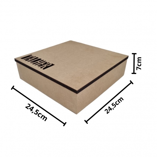 Porta Talher Caixa 3 divisórias Cozinha MDF cru Artesanato