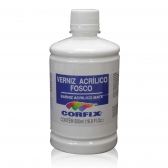 Verniz Acrílico Fosco Incolor 500ml Corfix p/ Madeira Artes
