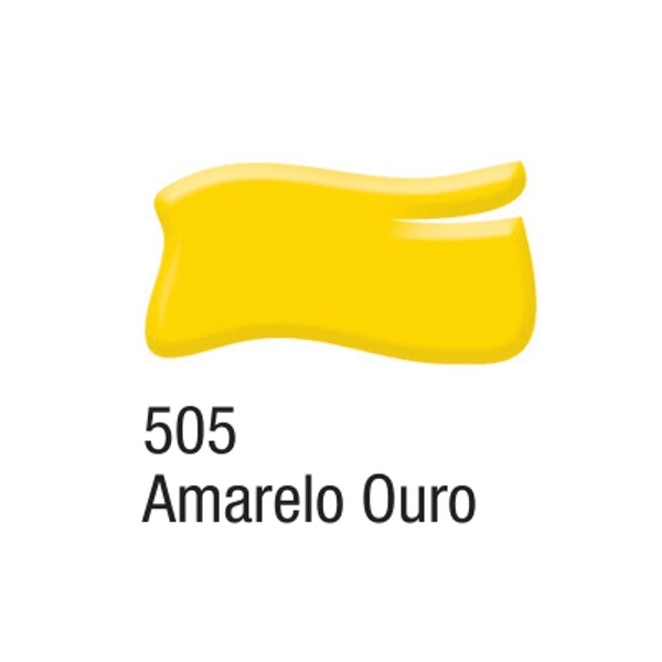 Tinta Vitro 150 - 37ml Acrilex Vidro Porcelana Cerâmica - Escolha a Cor - Amarelo Ouro