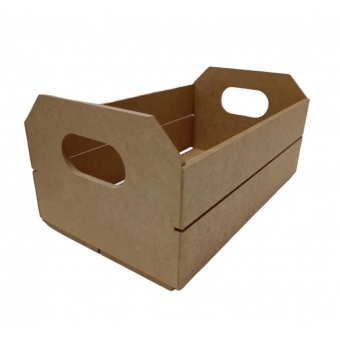 Caixote de Feira 32cm MDF Cru