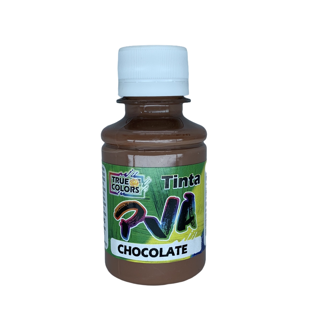 Tinta PVA Fosca 100ml True Colors - Escolha as cores - Chocolate 7152