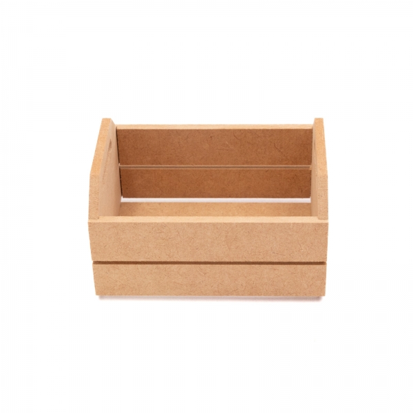 Caixote M p/ Centro de Mesa Lembrança Condimentos MDF cru