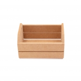 Caixote M p/ Centro de Mesa Lembrança Condimentos MDF cru
