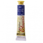 Tinta à Óleo para Pintura em Tela 20ml Acrilex - Escolha as Cores - 331 Azul da Prússia