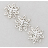 Aplique Espírito Santo com Resplendor em Resina - 3x3cm - 3 unidades