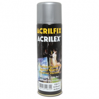Verniz Spray Brilhante p/ Tela, Madeira Artesanato Acrilex