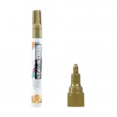 Caneta Dourada para Vidro e Porcelana Color Marker Acrilex