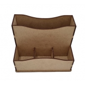 Porta Guardanapo Sachê Açucar Adoçante Sal MDF cru