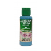 Tinta Acrílica Fosca Nature Colors 60ml Acrilex Artesanato - 823 Azul Piscina