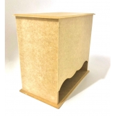 Porta Fraldas de Bebê MDF Cru Avulso Kit Higiene Bebê