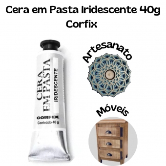Cera em Pasta Corfix - Incolor - Iridecente - Escolha a cor