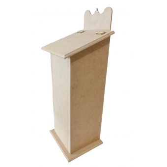 Puxa Saco Tampa Basculante com furo em baixo MDF Cru