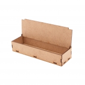 Caixa p/ Caneta Tampa Articulada Escritório Brinde MDF cru