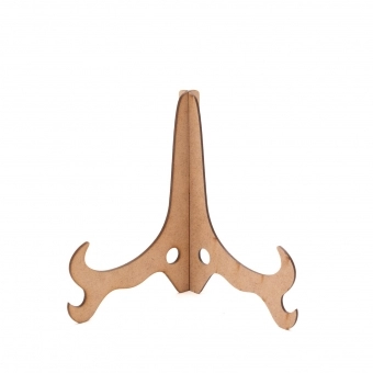 Suporte Porta Prato Apoio Quadro Placa Mandala 15cm MDF cru