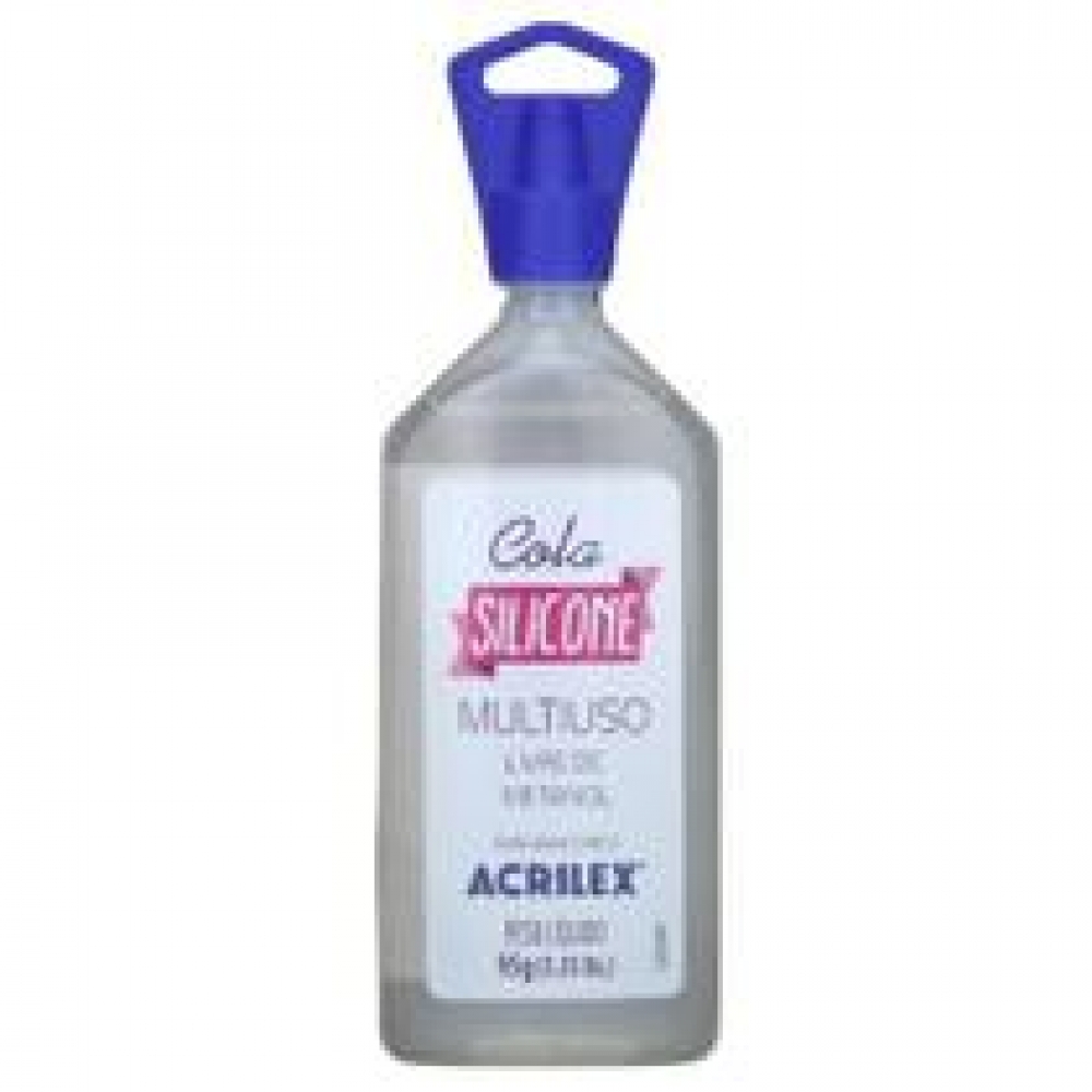 Cola Silicone Incolor Multiuso 95g Acrilex Artesanato