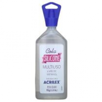 Cola Silicone Incolor Multiuso 95g Acrilex Artesanato