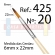 Pincel Ref. 425 Condor Redondo Fino Konex Ocre Macio - Tamanho 20