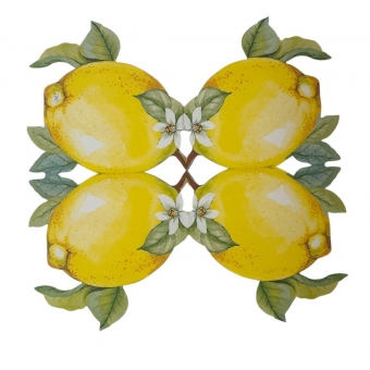 Guardanapo Limão Siciliano recortado para decoupage