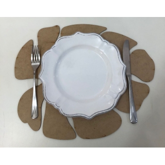 Supla Costela de Adão MDF Cru Sousplat A