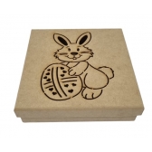 Caixa para Chocolate Bombons de Pascoa Coelho Ovo MDF cru