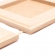 Trio de Quadro Moldura 10x10 Corda Sisal Decoração MDF cru