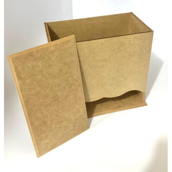 Porta Fraldas de Bebê MDF Cru Avulso Kit Higiene Bebê